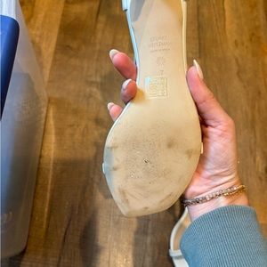 White size 7 Stuart Weitzman Amelina 95 shoes.